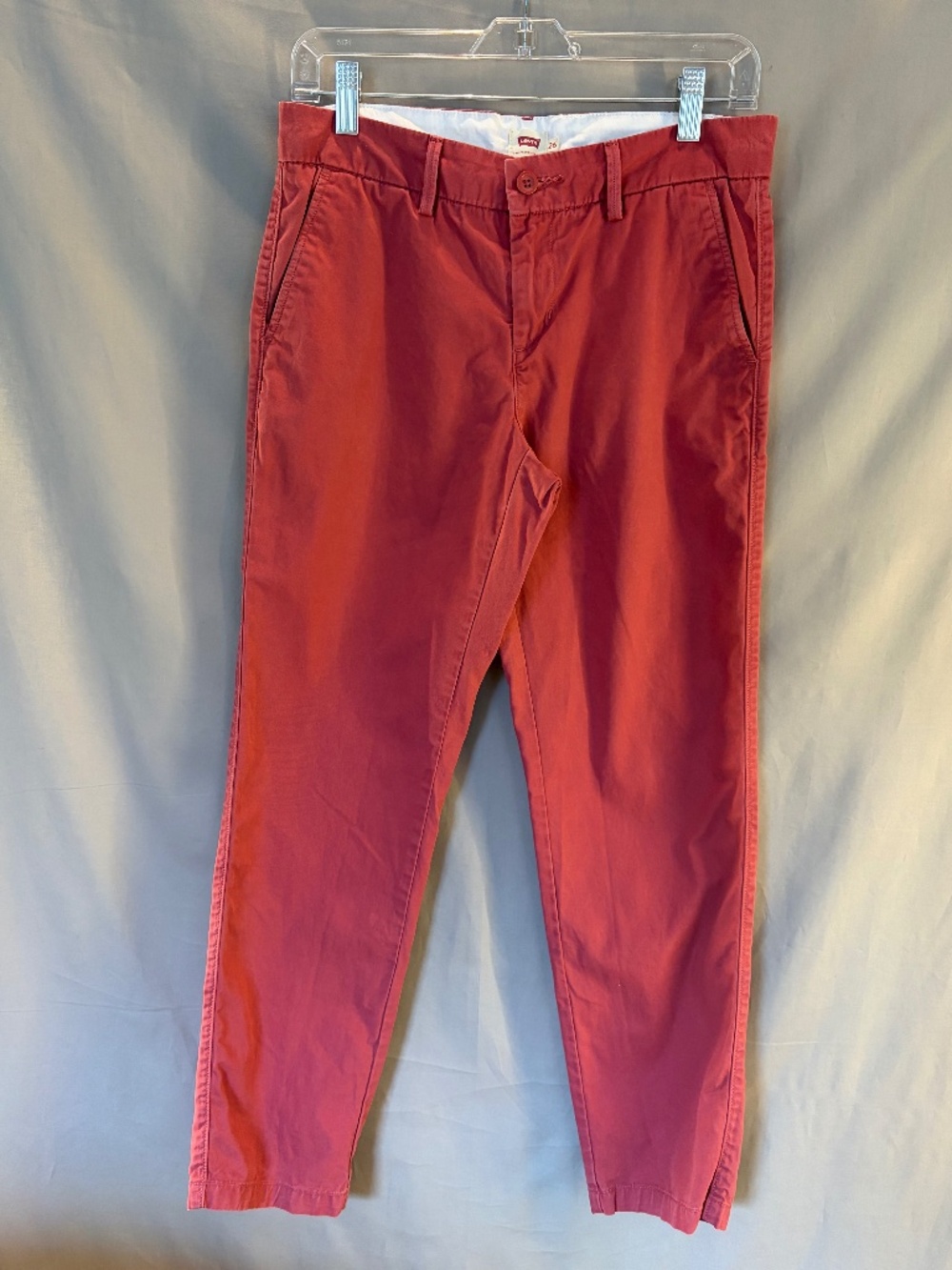 Levi's Chino Pants in Salmon Red Color